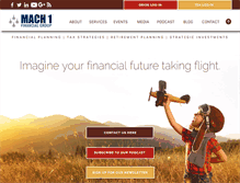 Tablet Screenshot of mach-1financial.com